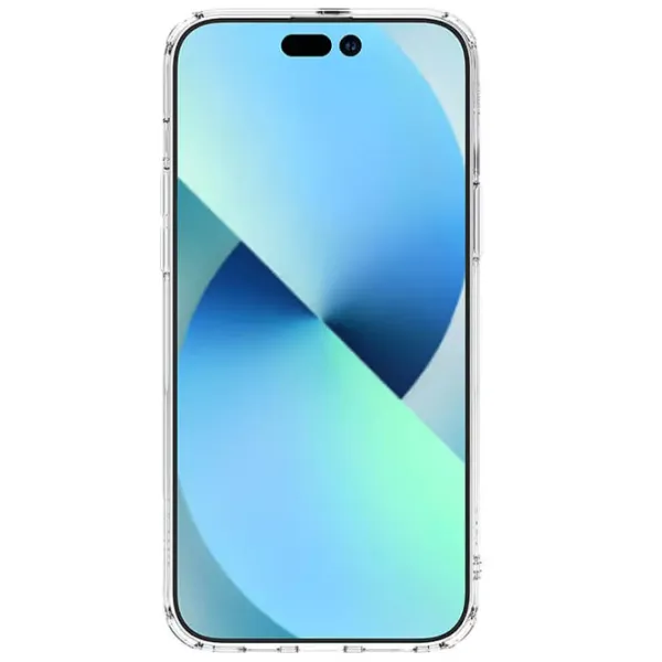 Husă pentru smartphone Apple iPhone 15 Plus Nillkin/ Back/ TPU/ PC/ White Transparent photo 3