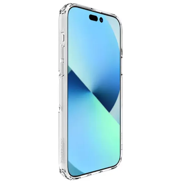 Husă pentru smartphone Apple iPhone 15 Plus Nillkin/ Back/ TPU/ PC/ White Transparent photo 4