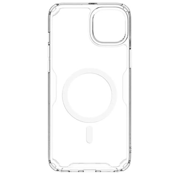 Husă pentru smartphone Apple iPhone 15 Plus Nillkin/ Back/ TPU/ PC/ White Transparent photo 5
