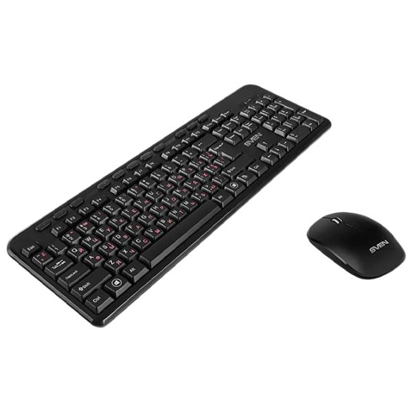 Tastatura & Mouse Sven KB-C3200W Fără fir/ Black photo 2