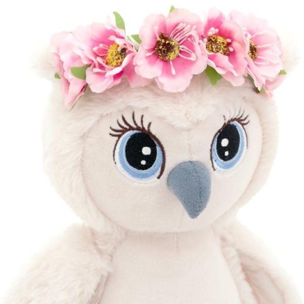 Jucărie moale Orange Toys Life Lisa the Owl 4752218008977 0+/ White photo 4