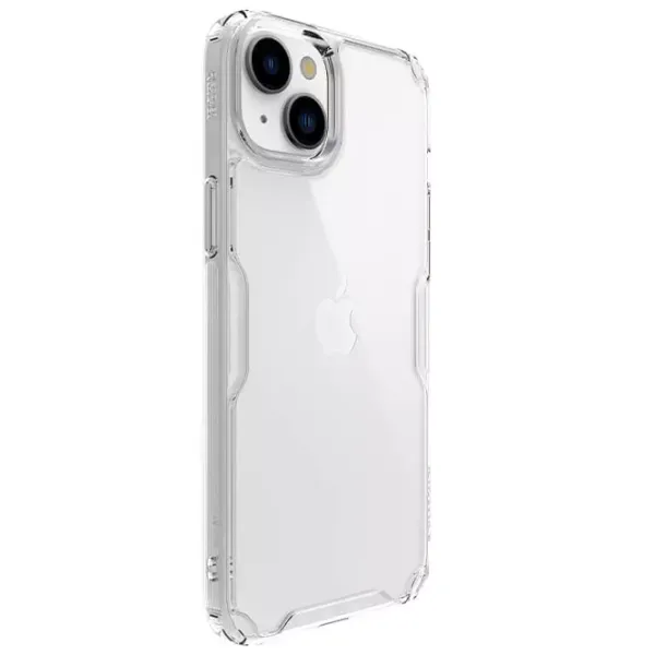 Husă pentru smartphone Apple iPhone 15 Nillkin/ Back/ TPU/ PC/ White Transparent photo 2
