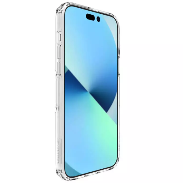 Husă pentru smartphone Apple iPhone 15 Nillkin/ Back/ TPU/ PC/ White Transparent photo 4