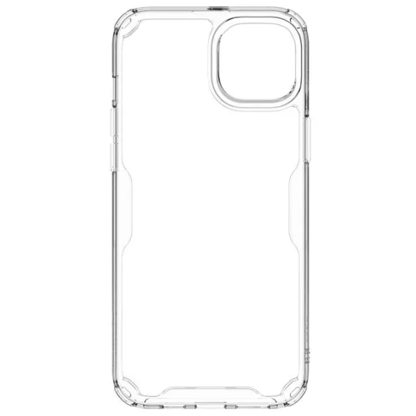 Husă pentru smartphone Apple iPhone 15 Nillkin/ Back/ TPU/ PC/ White Transparent photo 5