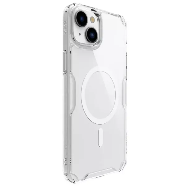 Husă pentru smartphone Apple iPhone 15 Nillkin/ Back/ TPU/ PC/ White Transparent photo 2 Husă pentru smartphone Apple iPhone 15 Nillkin/ Back/ TPU/ PC/ White Transparent photo 2