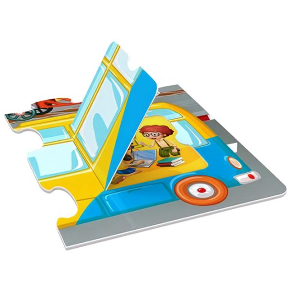 Puzzle 2D Noriel Vehicule cu surprize 3+/ Numărul de piese: 36 photo 4