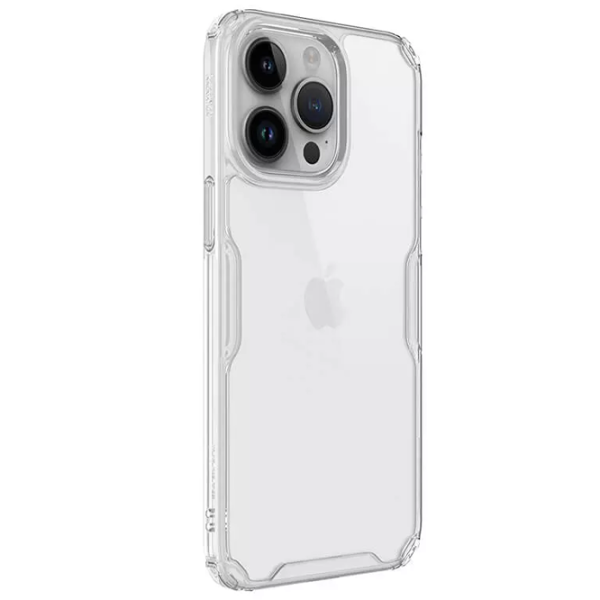 Husă pentru smartphone Apple iPhone 15 Pro Nillkin/ Back/ TPU/ PC/ White Transparent photo 3