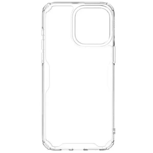 Husă pentru smartphone Apple iPhone 15 Pro Nillkin/ Back/ TPU/ PC/ White Transparent photo 6