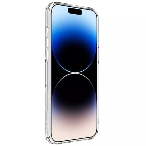 Чехол для смартфона Apple iPhone 15 Pro Max Nillkin/ Back/ TPU/ PC/ Белый Прозрачный photo 5 Чехол для смартфона Apple iPhone 15 Pro Max Nillkin/ Back/ TPU/ PC/ Белый Прозрачный photo 5