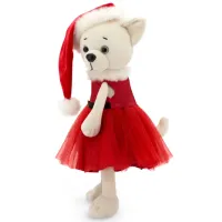 Мягкая игрушка Orange Toys Lucky Doggy Lili: Christmas 4751025414513 3+/ Белый photo 2