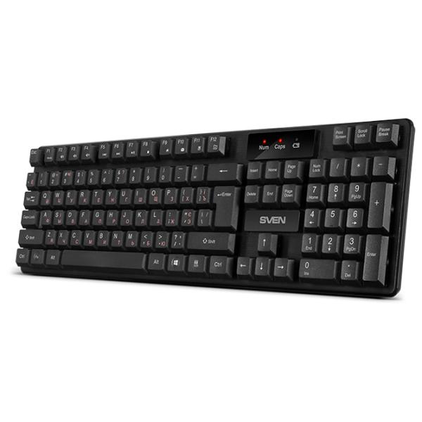 Tastatură Sven KB-C2300W Fără fir/ Black photo 2