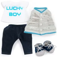 Мягкая игрушка Orange Toys Lucky Doggy Maxx: Super Style 4752218006058 3+/ Grey photo 5