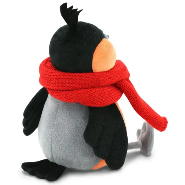 Мягкая игрушка Orange Toys Life Bob the Bullfinch: Red Scarf 4751025414964 3+/ Grey photo 3