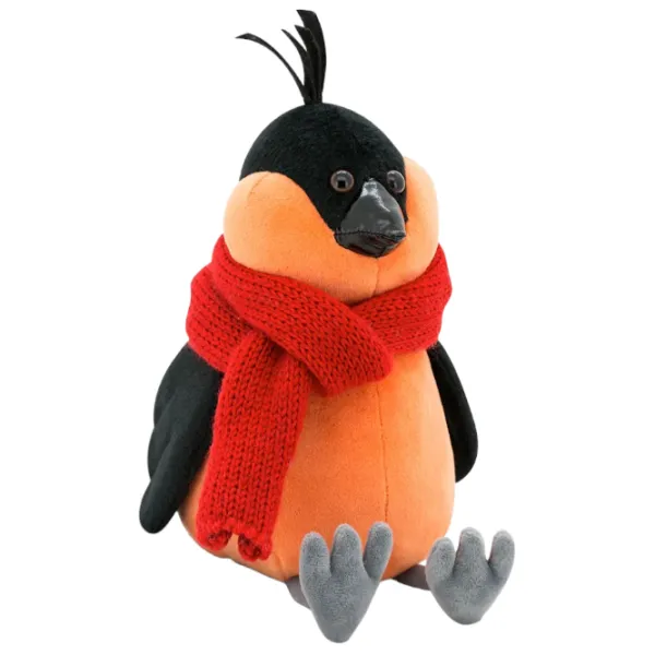 Мягкая игрушка Orange Toys Life Bob the Bullfinch: Red Scarf 4751025414964 3+/ Grey photo 4