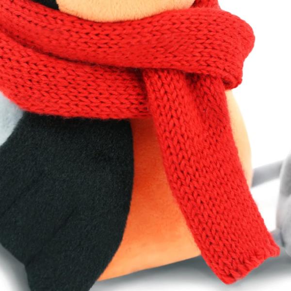 Мягкая игрушка Orange Toys Life Bob the Bullfinch: Red Scarf 4751025414964 3+/ Grey photo 6