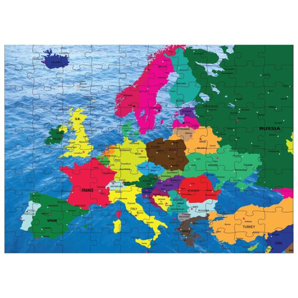 Puzzle 2D Noriel Harta Europei 2017 4+/ Numărul de piese: 100 photo 3 Puzzle 2D Noriel Harta Europei 2017 4+/ Numărul de piese: 100 photo 3