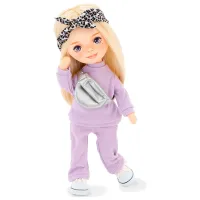 Păpușă Mia in a Purple Tracksuit SS01-25 model/ 3+ photo 2