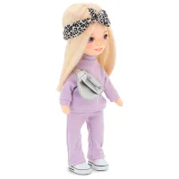 Păpușă Mia in a Purple Tracksuit SS01-25 model/ 3+ photo 3