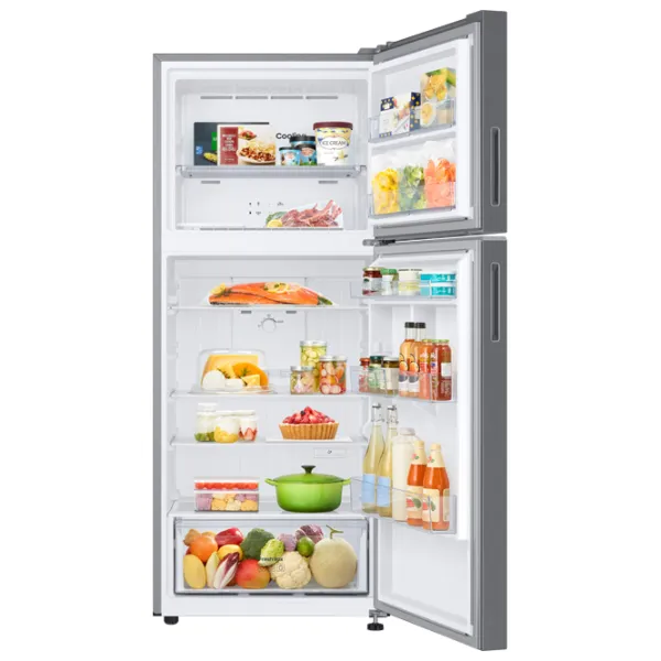 Frigider Samsung RT38CG6000S9UA cu congelator sus 391 l / 171.5 cm / Silver photo 6