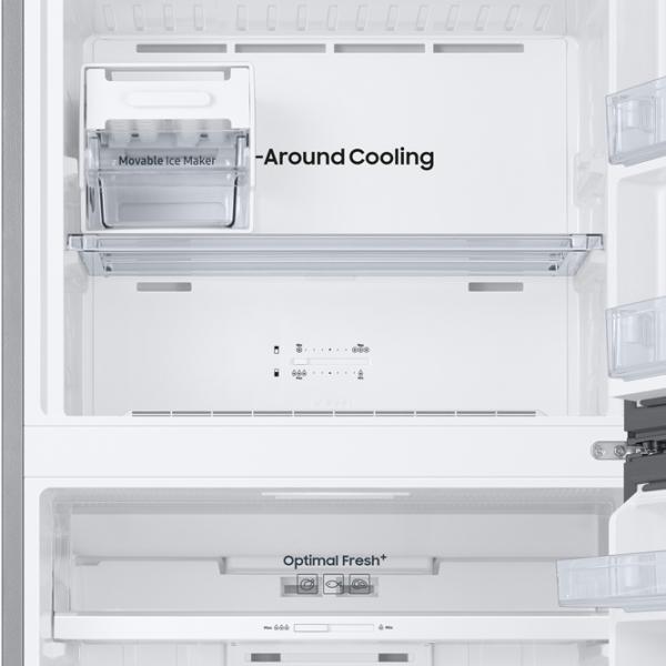 Frigider Samsung Bespoke RT42CB662022UA cu congelator sus 414 l / 178.5 cm / Black photo 7
