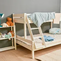Детская кровать Mobicasa Mira 90 x 200 см / Дерево / Белый photo 2
