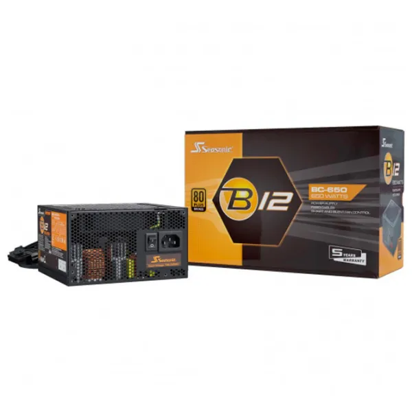 Sursă de alimentare Seasonic B12 BC-650 80+ Bronze/ 650 W photo 4 Sursă de alimentare Seasonic B12 BC-650 80+ Bronze/ 650 W photo 4