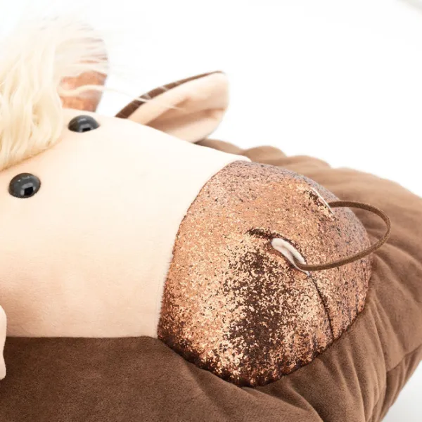 Jucărie moale Orange Toys Life Bull Boss Pillow 4752218008038 3+/ Brown photo 3