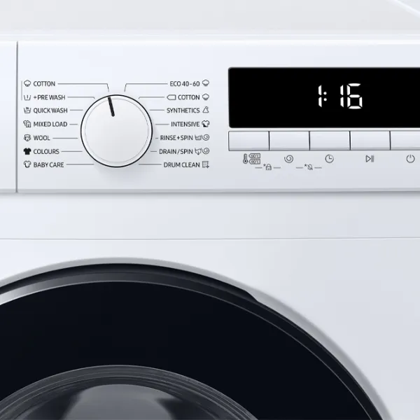 Mașină de spălat Samsung WW80T304MBW/LE 8 kg / 1400 rpm / White photo 6