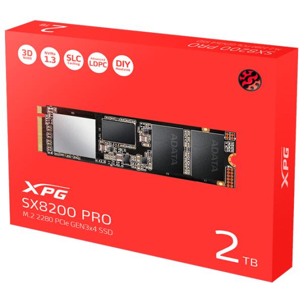 SSD ADATA SX8200 Pro 2 ТБ M.2 NVMe photo 3