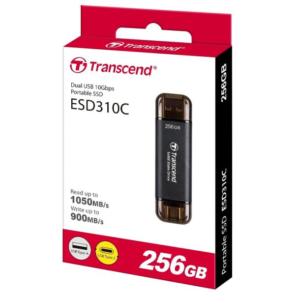 SSD Transcend ESD310C 256 GB  / Black photo 4