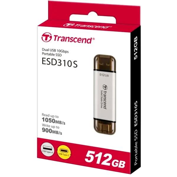 SSD Transcend ESD310S 512 ГБ  / Серебряный photo 4