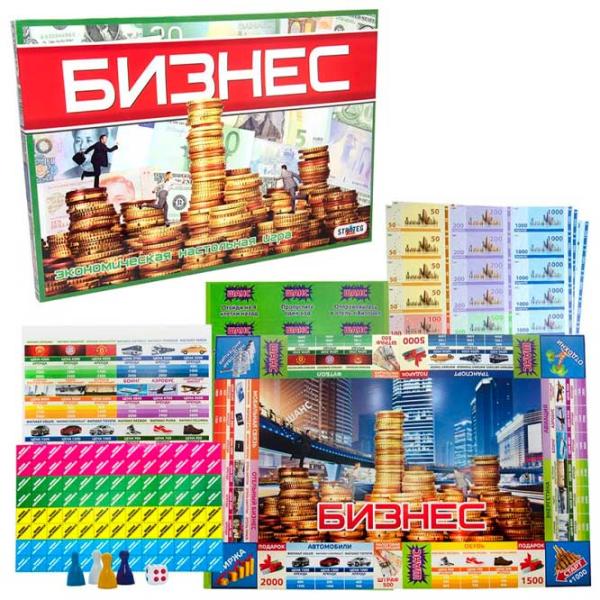 Настольная игра Strateg Бизнес 7+/ Monopoly photo 2