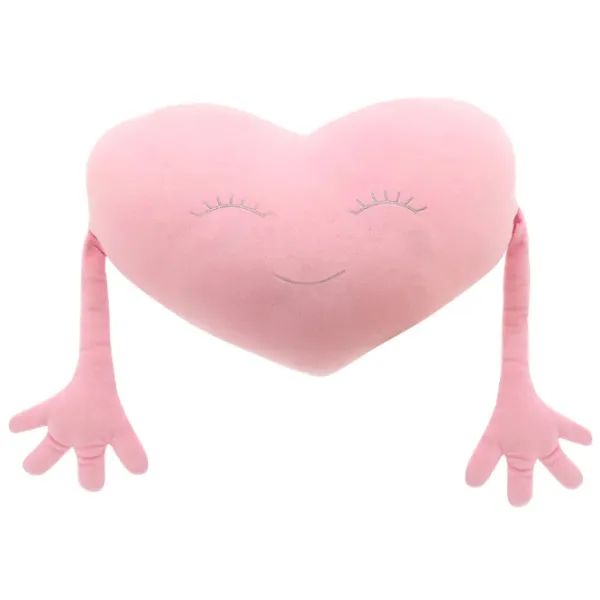 Jucărie moale Orange Toys Relax Cushion: Heart 4752218010345 3+/ Pink photo 2