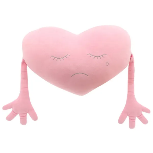 Jucărie moale Orange Toys Relax Cushion: Heart 4752218010345 3+/ Pink photo 3