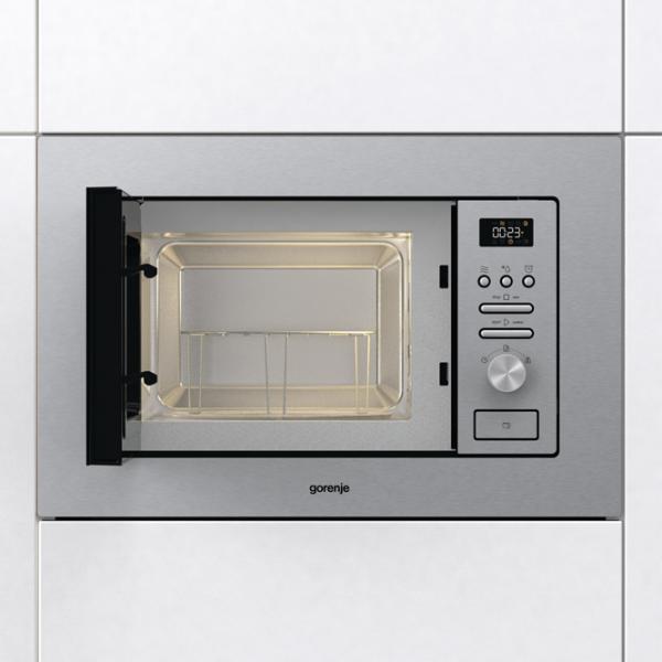 Cuptor cu microunde Gorenje BMI201AG1X Încorporabil / 800 W / Inox photo 3