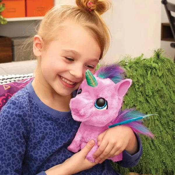 Jucărie de împins și tras Hasbro FurReal Friends My Unicorn F6372 4+/ Pink photo 4