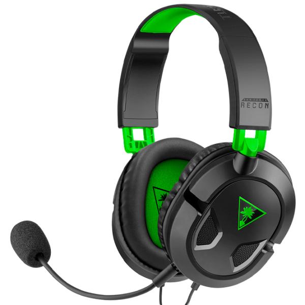 Căști Turtle Beach RECON 50X Green Black Cu fir/ Gaming photo 2 Căști Turtle Beach RECON 50X Green Black Cu fir/ Gaming photo 2