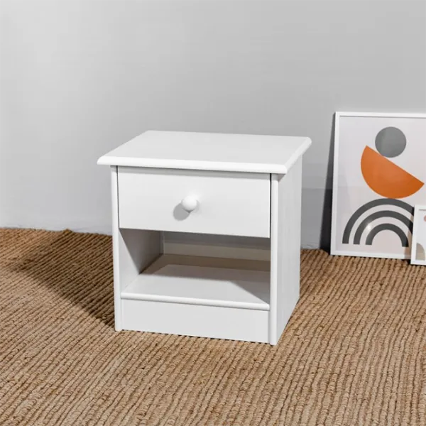 Тумбочки Mobicasa Lia 0 42см x 43см x 35см/ Дерево/ White photo 2
