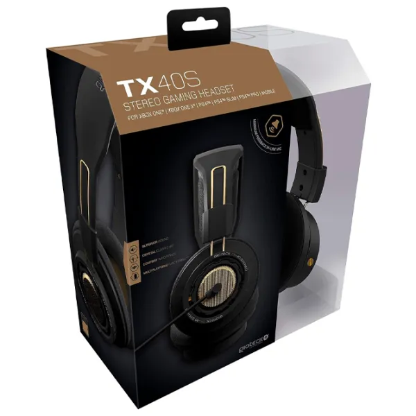 Наушники Gioteck TX-40 Бронзовый Черный Проводная/ Игровой photo 4 Наушники Gioteck TX-40 Бронзовый Черный Проводная/ Игровой photo 4