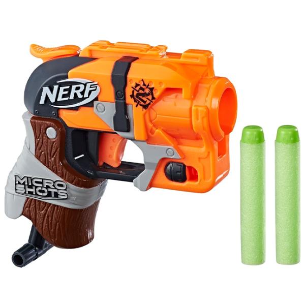 Игрушечный автомат Hasbro Nerf Microshots E0489 8+/ Стрел photo 2 Игрушечный автомат Hasbro Nerf Microshots E0489 8+/ Стрел photo 2