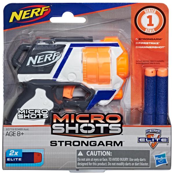 Игрушечный автомат Hasbro Nerf Microshots E0489 8+/ Стрел photo 3 Игрушечный автомат Hasbro Nerf Microshots E0489 8+/ Стрел photo 3