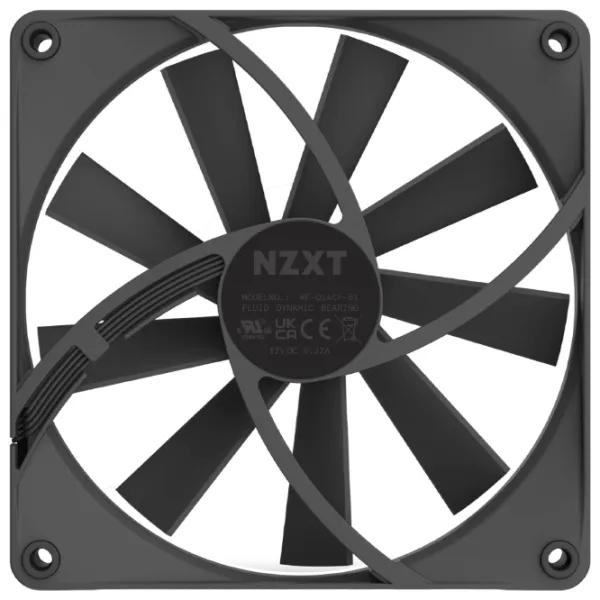 Вентилятор для корпуса NZXT F140Q Гидравлический подшипник/ 1200 об/ мин photo 4