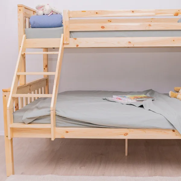 Детская кровать Mobicasa Mowgli 90 x 200 см / Дерево / Натуральное дерево photo 4 Детская кровать Mobicasa Mowgli 90 x 200 см / Дерево / Натуральное дерево photo 4