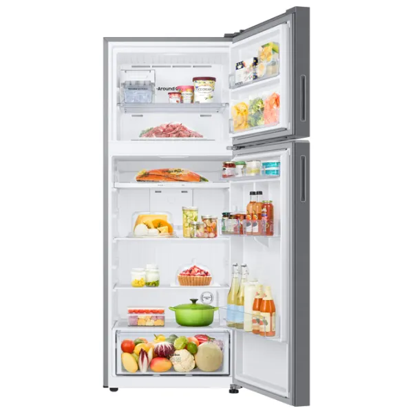 Frigider Samsung RT47CG6442S9UA cu congelator sus 460 l / 182.5 cm / Silver photo 6