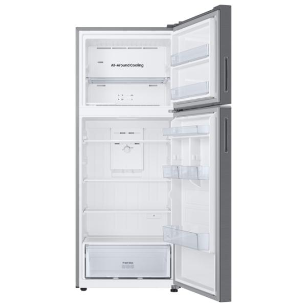 Frigider Samsung RT42CG6000S9UA cu congelator sus 414 l / 178.5 cm / Silver photo 5