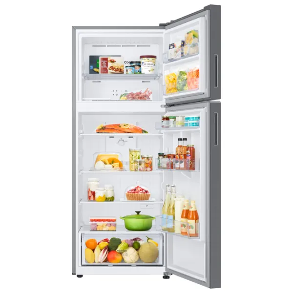 Frigider Samsung RT42CG6000S9UA cu congelator sus 414 l / 178.5 cm / Silver photo 6