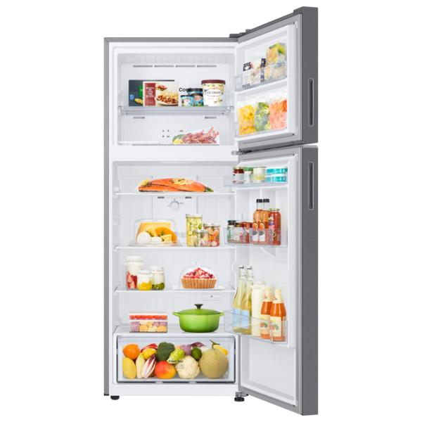Frigider Samsung RT42CG6000S9UA cu congelator sus 414 l / 178.5 cm / Silver photo 6