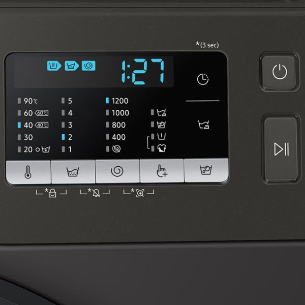 Mașină de spălat Samsung WW80AGAS22AXCE 8 kg / 1200 rpm / Graphite photo 7