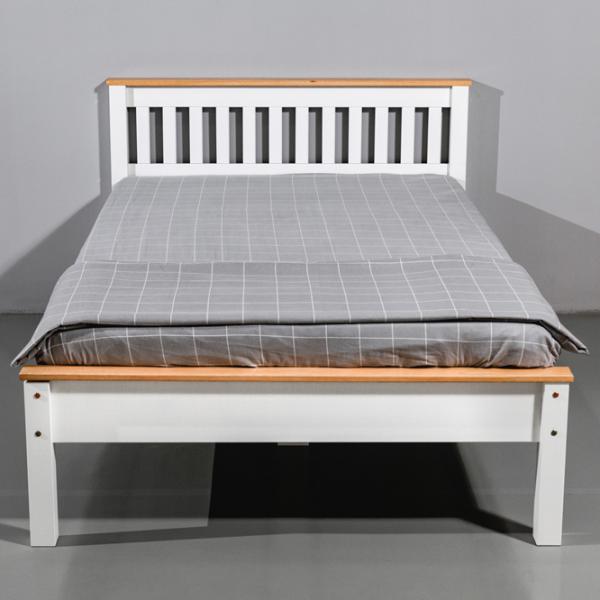 Кровать Mobicasa Hercules 120 x 200 см/ Дерево/ Белый photo 2
