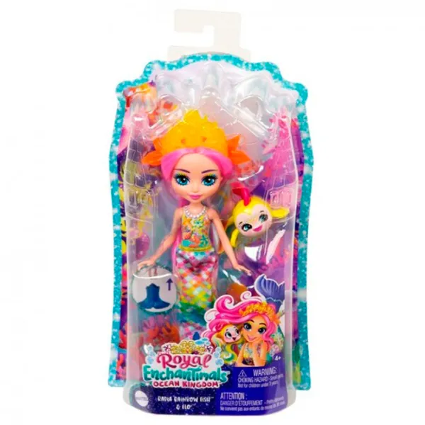 Кукла Rainey Rainbow Fish Flo HCF68 русалка/ 3+ photo 2
